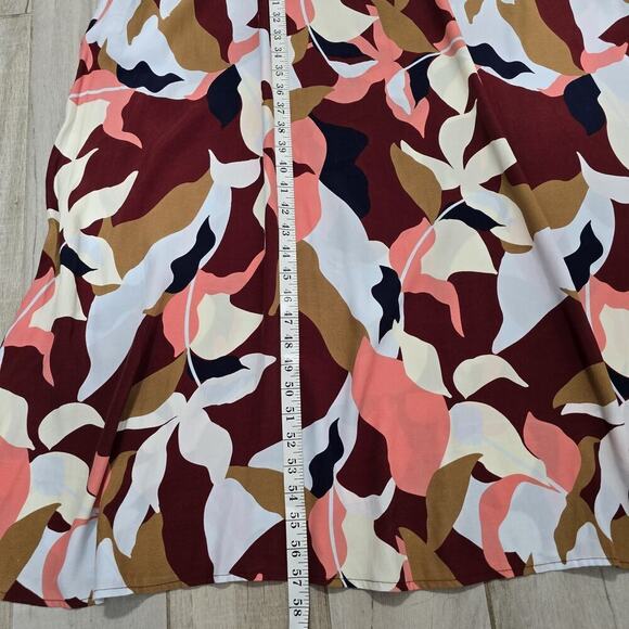 Womens A New Day Boho Long Sleeve Abstract Print Maxi Dress Multicolor Size 3X - Picture 4 of 7